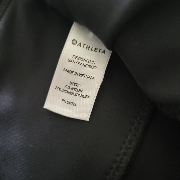 ATHLETA Stellar Tight Pants Black Blue Women's Medium Stretch Pockets - Picture 8 of 14